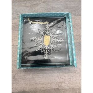 Looney Tunes Gold Stamp Snowflake Ornament 1997 USPS Holiday Collectible‎ Pewter